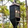3 way metal surround for light on decorative  light pole