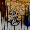 Decorative outdoor patio gate