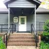 Custom railing for historic Train House