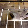 Bird handrail before powder coating