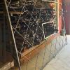 Unfinished wall trellis