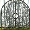 Custom Wrought Iron Gate.  Shown here before being powder coated.